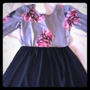 Divided (H&M brand) floral skater dress